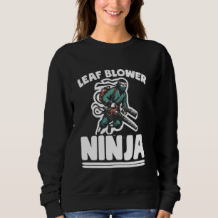 Leaf Blower Ninja Trädgårdsskötsel Gräsklippare La T Shirt