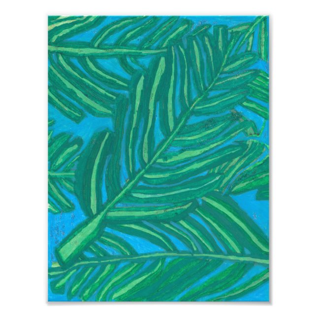 Leaf Day Print Fototryck (Framsidan)