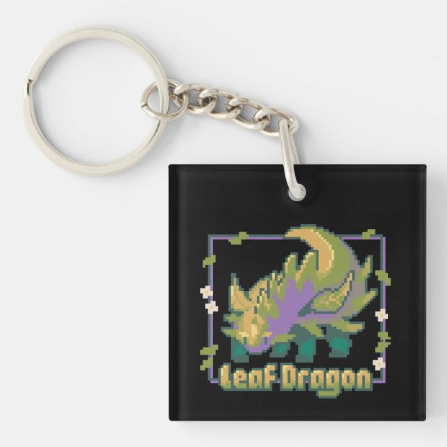 Leaf Dragon, pixel art (Framsidan)