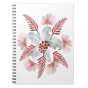 LEAF PATTERN.PNG KLADDBLOCK ANTECKNINGSBOK