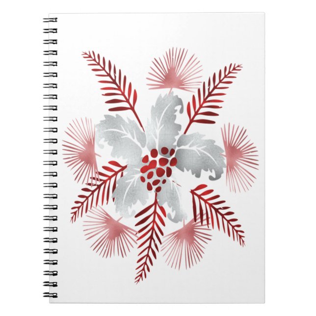 LEAF PATTERN.PNG KLADDBLOCK ANTECKNINGSBOK (Framsidan)