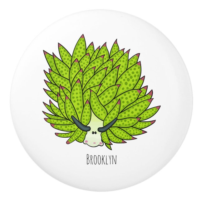 Leaf slug cartoon illustration knopp (Framsidan)