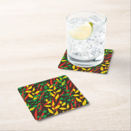 leaf underlägg papper kvadrat