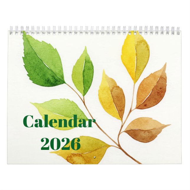 Leafs Calendar Kalender (Omslag)