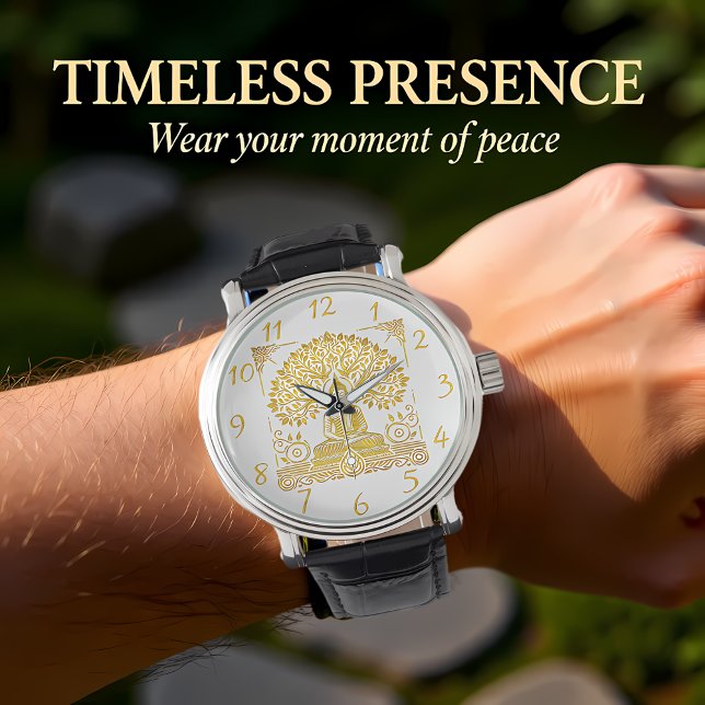 Leafy BackDrop för Golden Buddha Armbandsur (Skapare uppladdad)