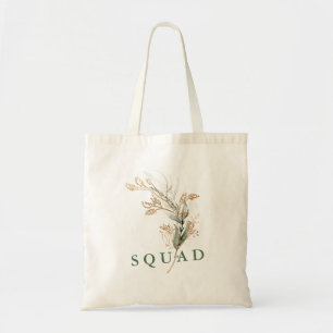 Leafy Botanical Eucalyptus Modern Greenery Gren Tygkasse