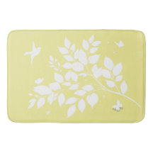 Leafy branch Swallow Butterflies in silhouette 