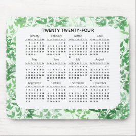 Leafy Design 2024 Mousepad Musmatta