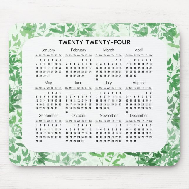 Leafy Design 2024 Mousepad Musmatta (Framsidan)