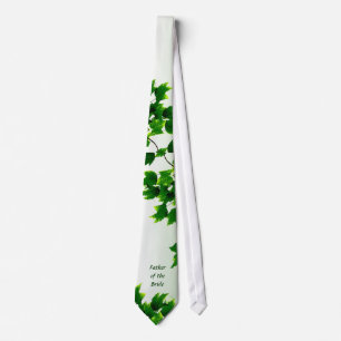 Leafy Far of the Bride Tie Slips