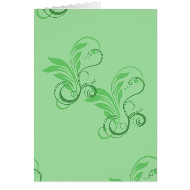 Leafy Glade Hälsningskort (Framsidan)