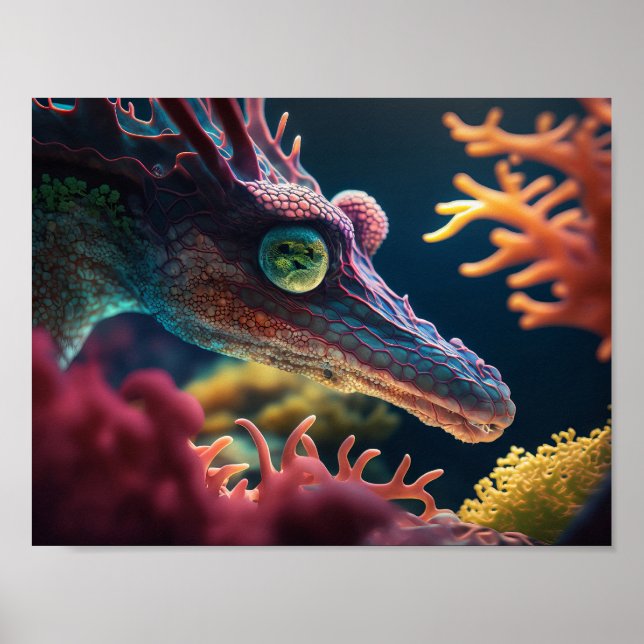 Leafy Sea Dragon Poster (Framsidan)