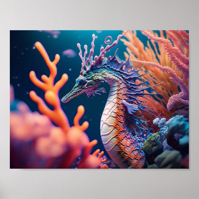Leafy Sea Dragon Poster (Framsidan)