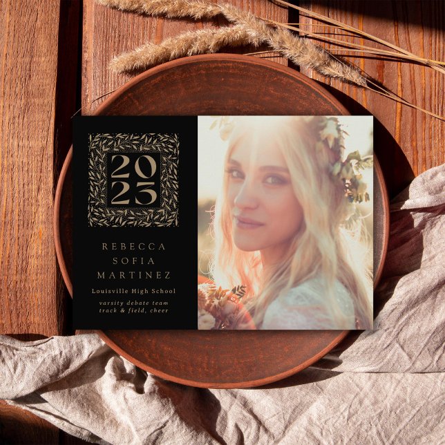 Leafy Year Photo Studenten Inbjudningar (Skapare uppladdad)