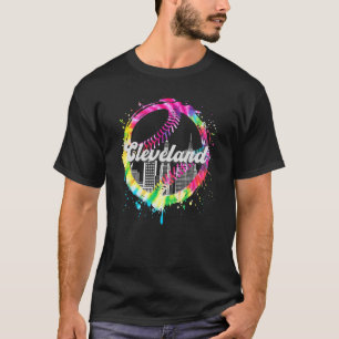 League Baseball Team I Kärlek Cleveland Ohio T Shirt