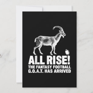 League Champion Fantasy Football Goat Gift Spara Datumet