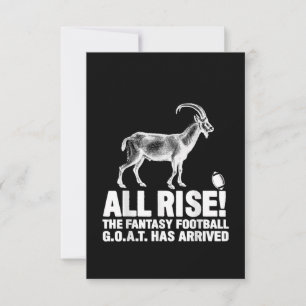 League Champion Fantasy Football Goat Gift Tack Kort