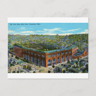 League Park Baseball Stadium Vykort