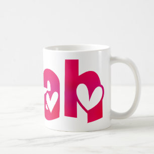 Leah i Hearts Kaffemugg