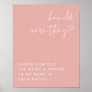 LEAH Levande Pastell Rosa Hur gamla var de Skylt