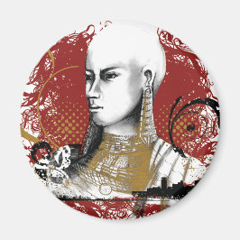 Leah Maasai Woman Magnet