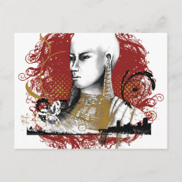 Leah Maasai Woman Vykort