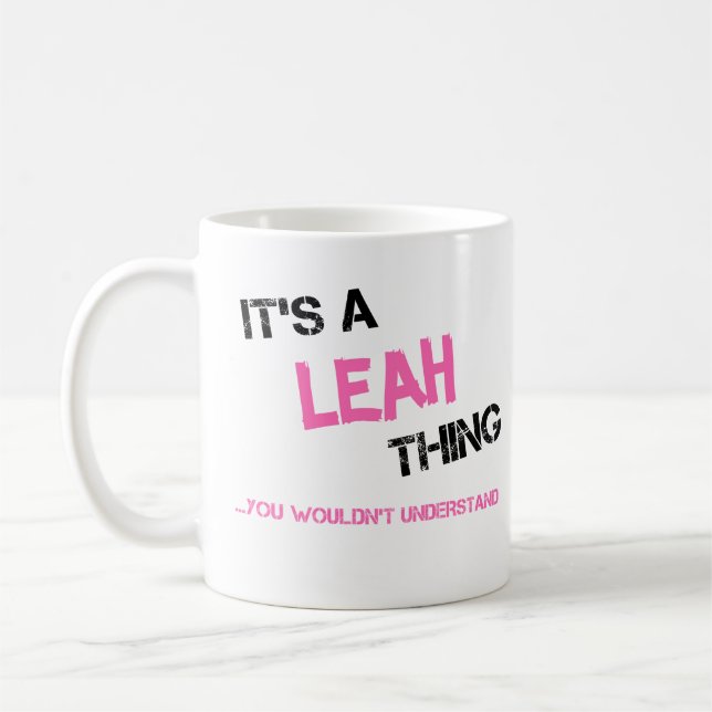Leah sak skulle du inte förstå namn kaffemugg (Vänster)