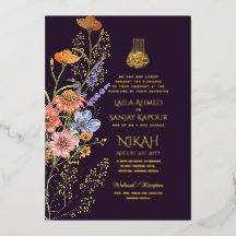 LeahG Blommigt Islamic Muslim Bröllop Nikah Flower