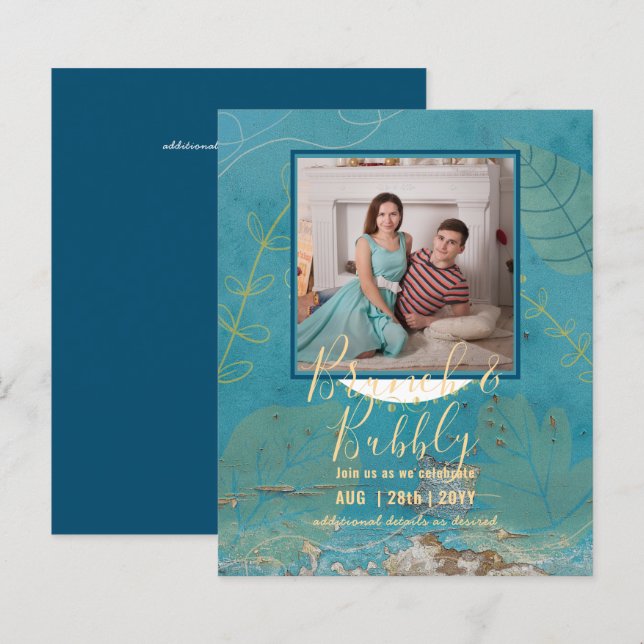 LeahG BUDGET Brunch BubLY PHOTO Bröllop (Fram/baksida)