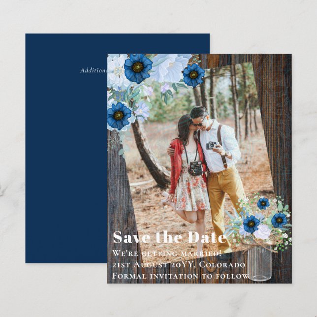 LeahG BUDGET PHOTO Sparar datumet teamplåtar (Fram/baksida)