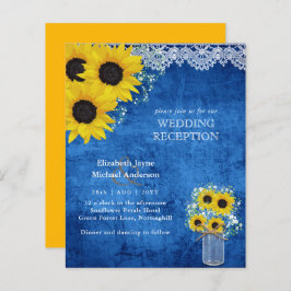LeahG Budget Wedding RECEPTION Rustic Sunwers