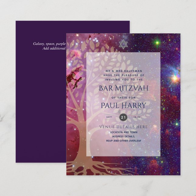 LeahG Elegant Chic Pub Mitzvah Jewish Torah Chic (Fram/baksida)