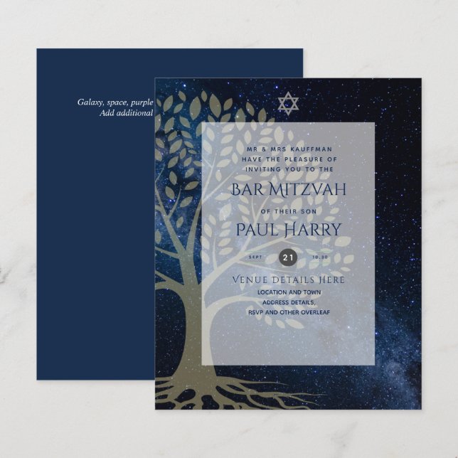 LeahG Elegant Chic Pub Mitzvah Jewish Torah Chic (Fram/baksida)