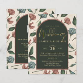 LeahG Emerald Grönt Terracotta Guld FALL Wedding