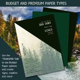 LeahG Skog Tall Vinter Träd Bröllopsfest