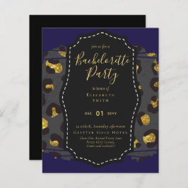 LeahG Söt Girly Bachelorette Glam Animal Prints