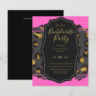 LeahG Söt Girly Bachelorette Glam Animal Prints