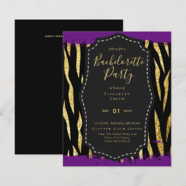LeahG Söt Girly Bachelorette Glam Animal Prints