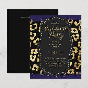 LeahG Söt Girly Bachelorette Glam Animal Prints
