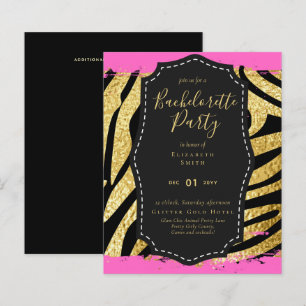 LeahG Söt Girly Bachelorette Glam Animal Prints