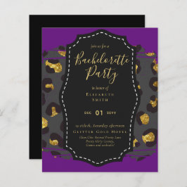 LeahG Söt Girly Bachelorette Glam Animal Prints