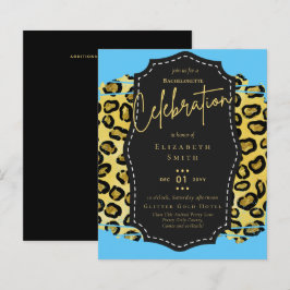 LeahG Söt Girly Bachelorette Glam Animal Prints