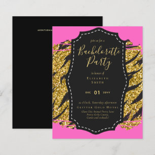 LeahG Söt Girly Bachelorette Glam Animal Prints
