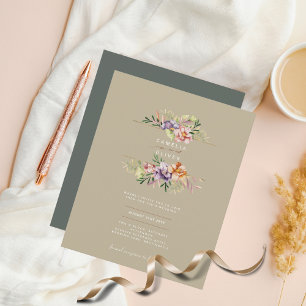 LeahG Vår Summer Boho Blommigt Flower Bröllop