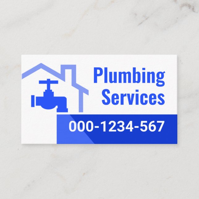 Leaking Faucet From Building Frame Visitkort (Framsida)