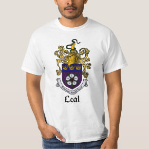 Leal familjvapensköld/vapensköldT-tröja Tee Shirt
