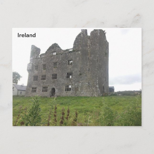Leamenah Castle, Co Clare, Irland Vykort (Framsida)