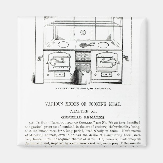 Leamington Stove eller Kitchener Magnet (Framsidan)