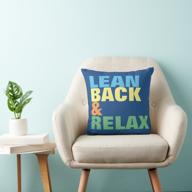 Lean Back och Slappna bara av vid bra Kudde (Stol)