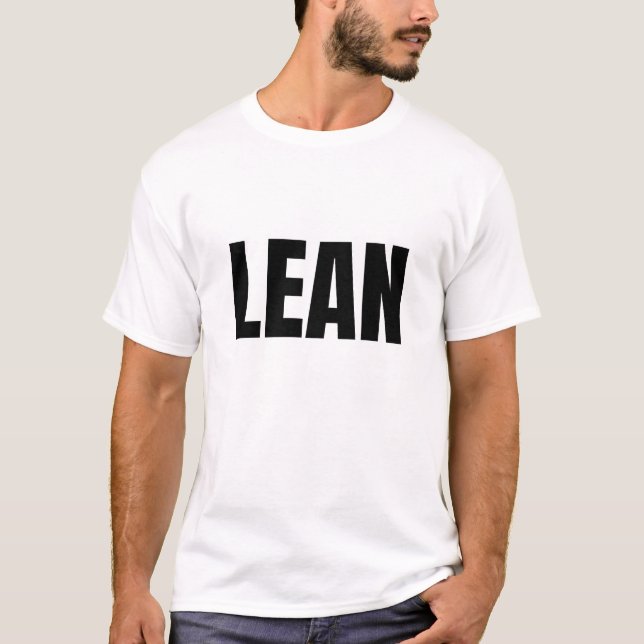 Lean (Dark) T Shirt (Framsida)
